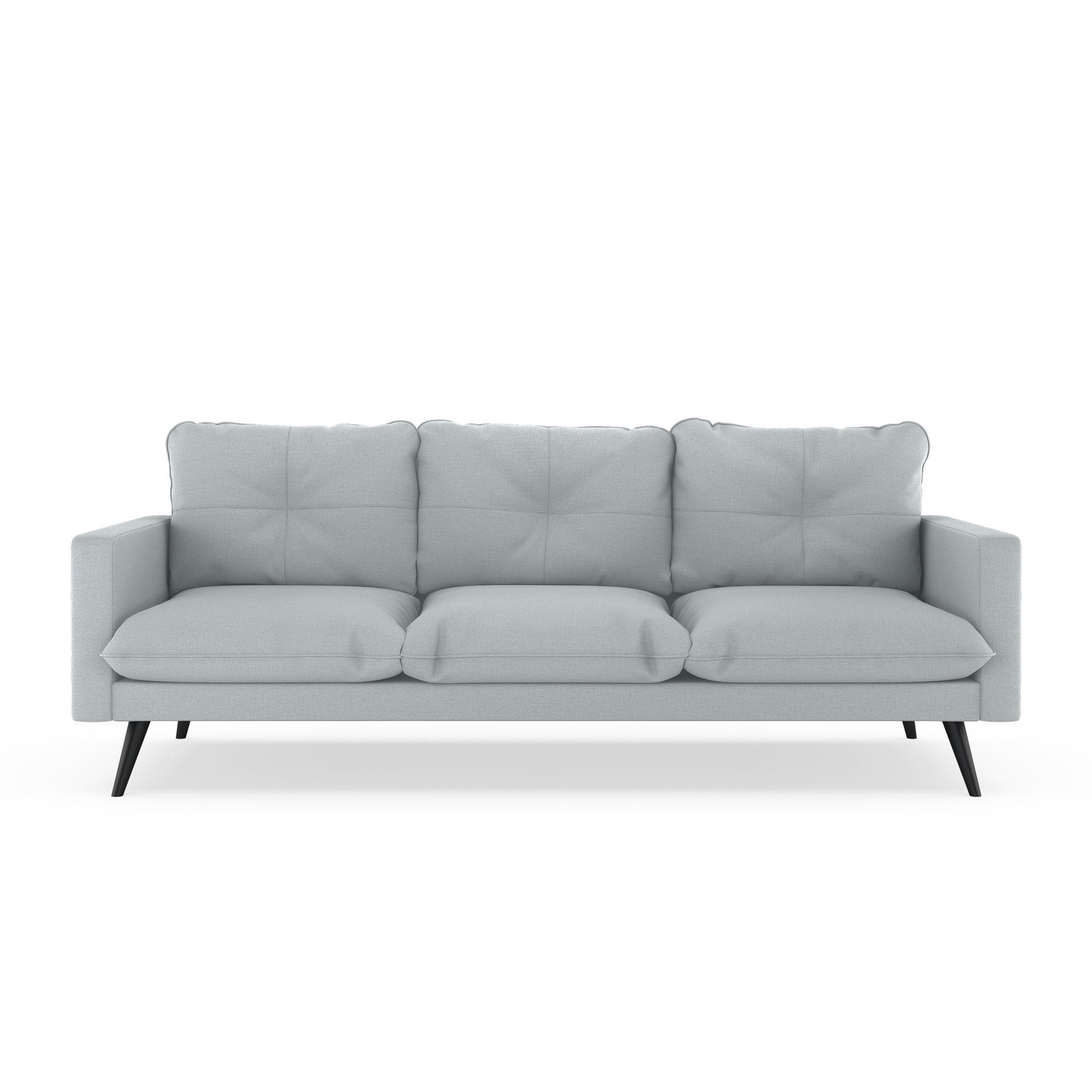 Skylar Sofa Oxford Weave - Light Steel - Walmart.com ...