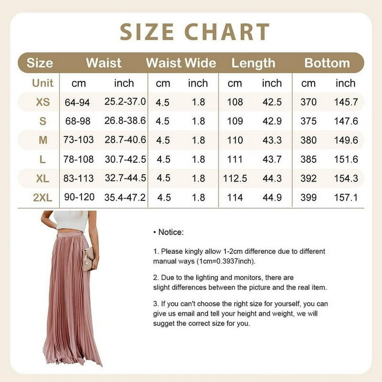 Chouyatou Women's Elegant Maxi Skirt High Waisted Pleated Chouyatou Women's Elegant Maxi Skirt High Waisted Pleated