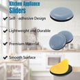 thumbnail image 4 of Kitchen Appliance Slider, Round PTFE Lightweight 12 Pcs Appliance Slider  for Coffee Makers, 4 of 7