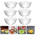 thumbnail image 2 of 8pcs Glass Dessert Rice Pudding Bowls Round Glass Bowls Pudding Containers, 2 of 8