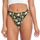 thumbnail image 1 of Balery Bear Sunflower Tangas de Algodón para Mujer con Estampado – Ropa Interior Sexy, Transpirable, G-string-X-Small, 1 of 6
