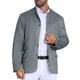 thumbnail image 5 of CHAQUETA DE TRAJE CASUAL PARA HOMBRES INSPIRE CHIC, CUELLO DE PIE, CIERRE DE UN SOLO BOTÓN, BLAZER DE ANTE, 2XL GRIS, 5 of 6