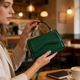 thumbnail image 3 of Elegant Women's Handbag with Crossbody Strap, Versatile & Compact Leather Shoulder Bag, Stylish Textured Small Squares Design for Daily Use, 3 of 5