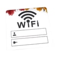 thumbnail image 3 of Espejo adhesivo con señal WiFi, rectangular, para tablón de anuncios, para casa, tienda, hotel argén, 3 of 9