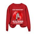 thumbnail image 4 of Wancir Halloween Sweatshirt Women Pumpkin Skull Graphic Fall Shirt Spooky Season Crewneck Pullover Tops, 4 of 4