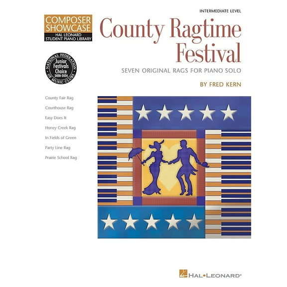 Hal Leonard County Ragtime Festival Educational Piano Library Series Softcover Composed by Fred Kern
