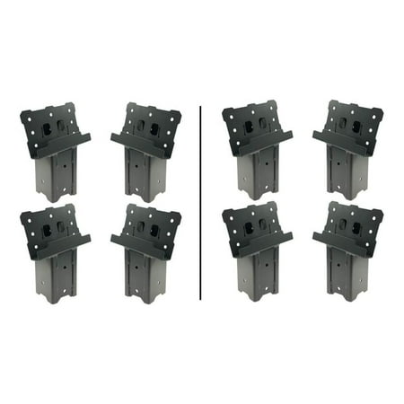 Platform Brackets Multi-Use 4x4 Compound Angle Brackets for Deer Stand Hunting Blinds Observation Decks & Outdoor Platforms (2 X Set of 4)