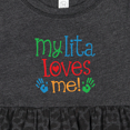 thumbnail image 4 of Inktastic My Lita Loves Me Grandchild Girls Baby Dress, 4 of 5