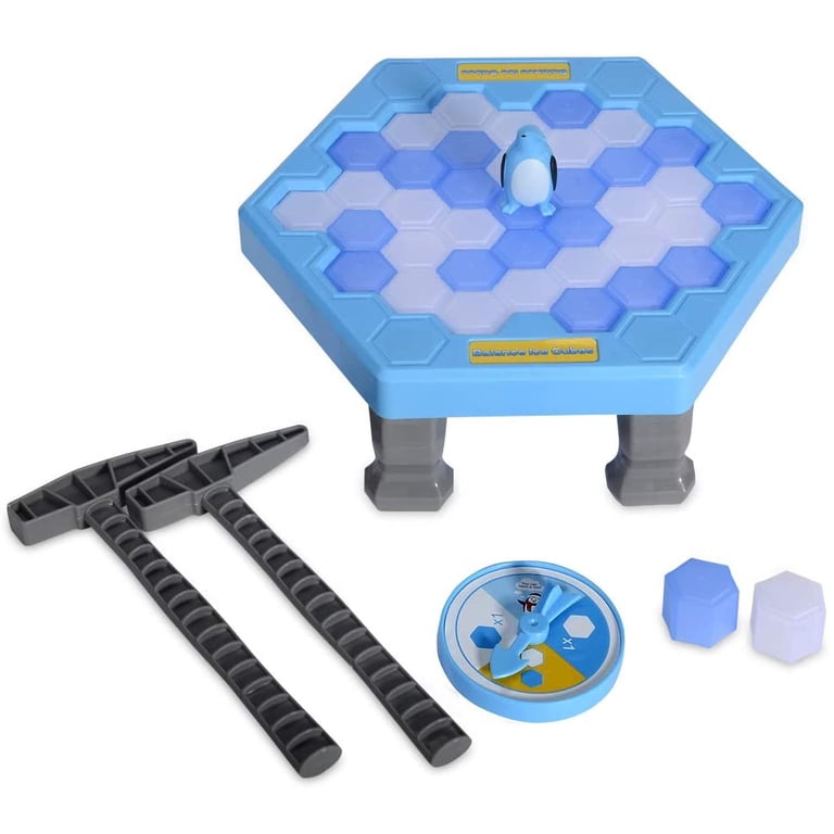 Juego De Mesa Pingüino Salvando El Hielo – Rompehielos Divertido Con Martillos Para 2-4 Jugadores – Habilidades Motrices