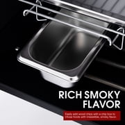 Royal Gourmet SE2806 28-inch Analog Electric Smoker with 3 Chrome-plated Smoking Racks,Adjustable Temperature Control, Black