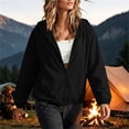 thumbnail image 6 of NominalSnug Womens Windbreaker Jacket Lightweight Full Zip up Long Sleeve Hooded Jacket with Pockets, 6 of 8