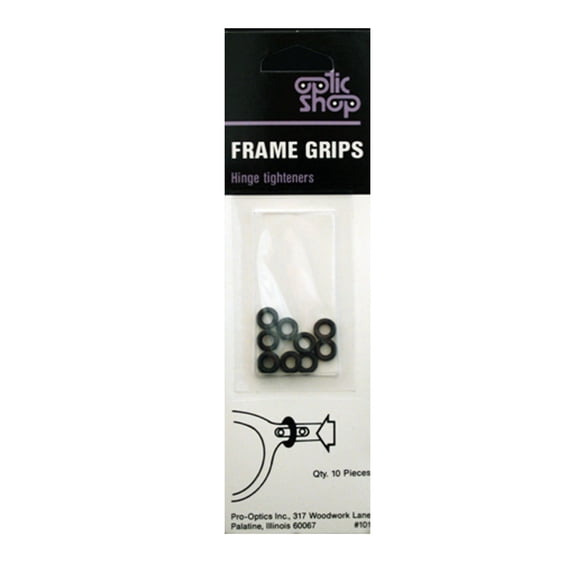 Pro-Optics Frame Grips Hinge Tighteners for Secure and Comfortable fit for Glasses