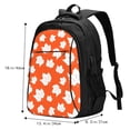 thumbnail image 5 of Pofeuu Bright Autumn Leaves Charm Print Storage Laptop Backpack with USB Charging Port[Water Resistant] College Computer Bookbag Fits, 5 of 7