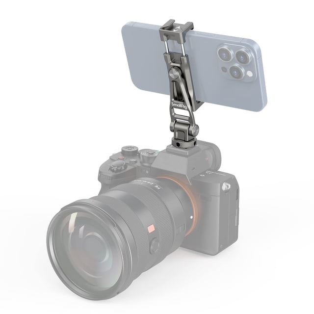 Adaptador de soporte de teléfono SMALLRIG universal para iPhone con Cold Shoe