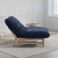 thumbnail image 5 of 43" Oversized Accent Chair, Paproos Comfy Reading Chair, Cloud Lounge Accent Chair Bean Bag Chair for Adults, Corduroy Upholstered&nbsp;Lazy Sofa for Living Room Bedroom, Blue, 5 of 11