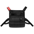 thumbnail image 2 of Bolsa pequeña para el pecho, para exteriores, para uso en la calle, con correa para el pecho, para hombres y mujeres, bolsa deportiva con bolsillo en el pecho, 2 of 6