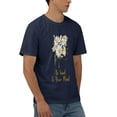 thumbnail image 2 of Kind To Your Mind Cotton T-Shirt Navy Blue X-Large, 2 of 5