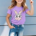 thumbnail image 2 of JAJAHO Easter T Shirts For Kids Boys Girls Rabbit Printed Short Sleeve Holiday Graphic Tees 1-13Y Loose Fit Crewneck Bunny Funny Trendy Tops, 2 of 4