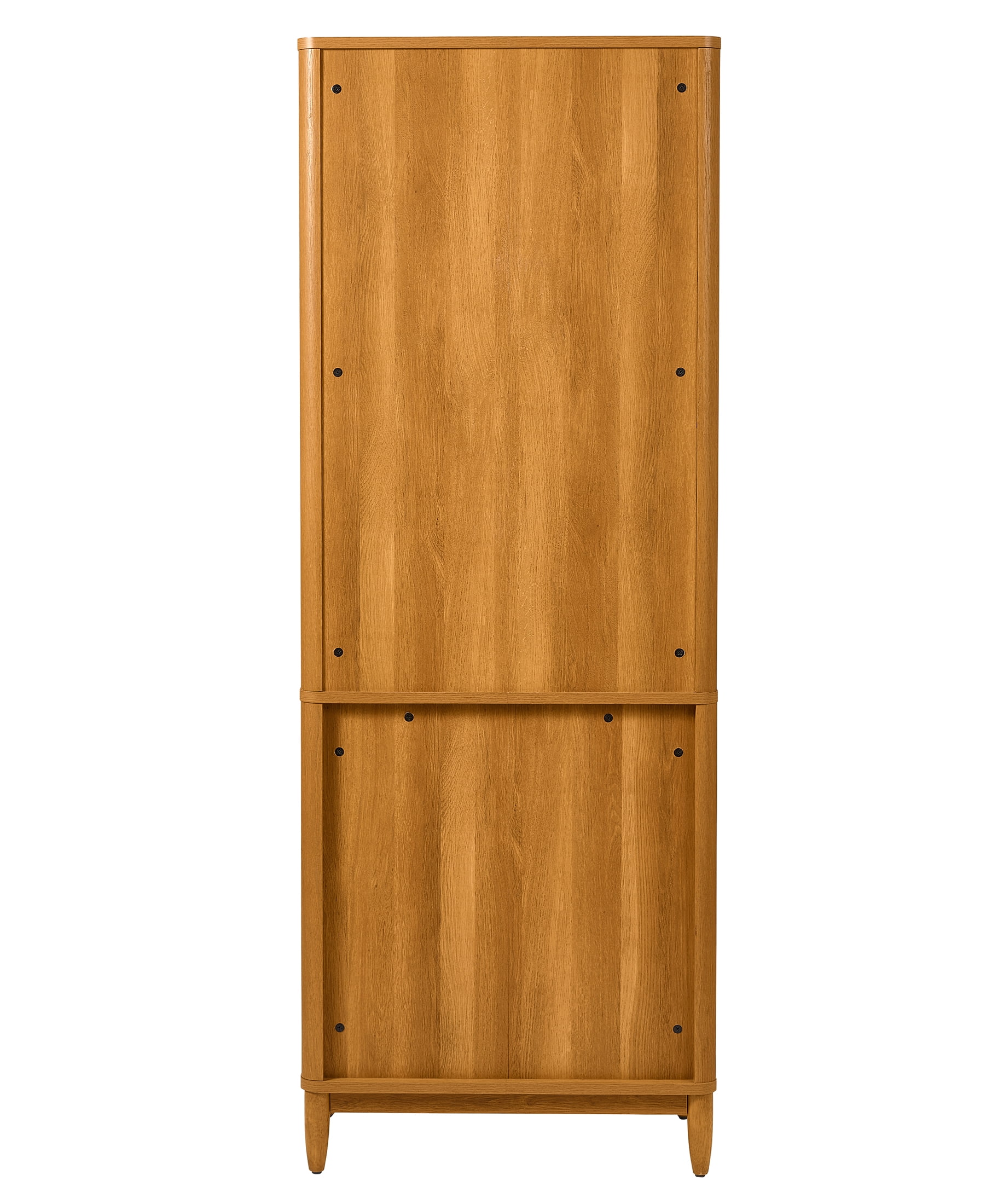 Better Homes & Gardens Springwood Bookcase with Doors, Light Honey Finish