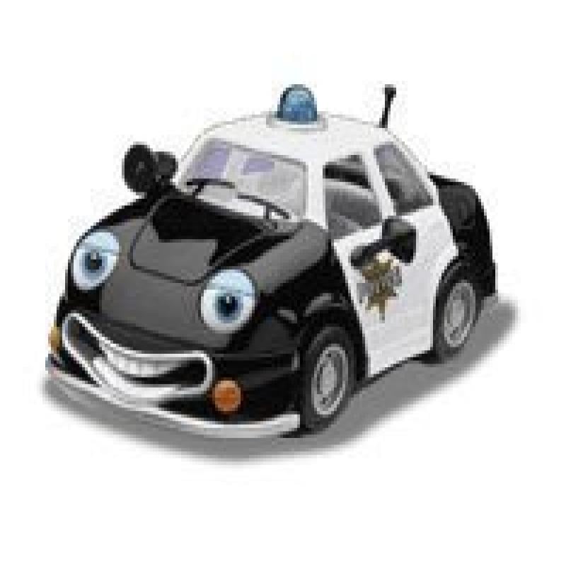 remote control police car target
