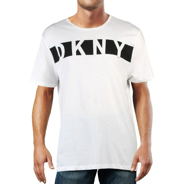 DKNY - DKNY Mens Cotton Short Sleeve Logo T-Shirt - Walmart.com ...