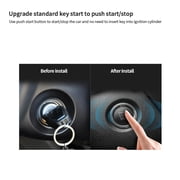 EASYGUARD EC002-p2 Smart Key RFID PKE Car Alarm System Auto Start & Engine Start Stop Button & NFC Entry Rolling Code