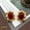 Red Stud Earring, variant on Gold-plated Heavy Industry Color Jelly Glass Pearl Necklace