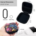 thumbnail image 3 of Estuche Cuadrado Para Auriculares, Organizador De Auriculares, Estuche Portátil Con Cable De Eva, Bolsa De Almacenamiento Con Mosquetón Para Airpods Pro Beats Bose Galaxy Buds, Almacenamiento De Cable, 3 of 5