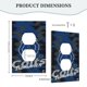 thumbnail image 5 of Panel de interruptores de pared con marco romano de cuero simple Colts Switching Lights, interruptor de luz simple, doble o con tirador, 5 of 8