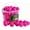 Pink, variant on FINGER TEN Golf Practice Balls with Bucket Value 50 Pack, Soft Foam with Limited Flight for Safe Practice