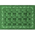 thumbnail image 1 of Ahgly Company Indoor Rectangle Persian Emerald Green Traditional Area Rugs, 3' x 5', 1 of 4
