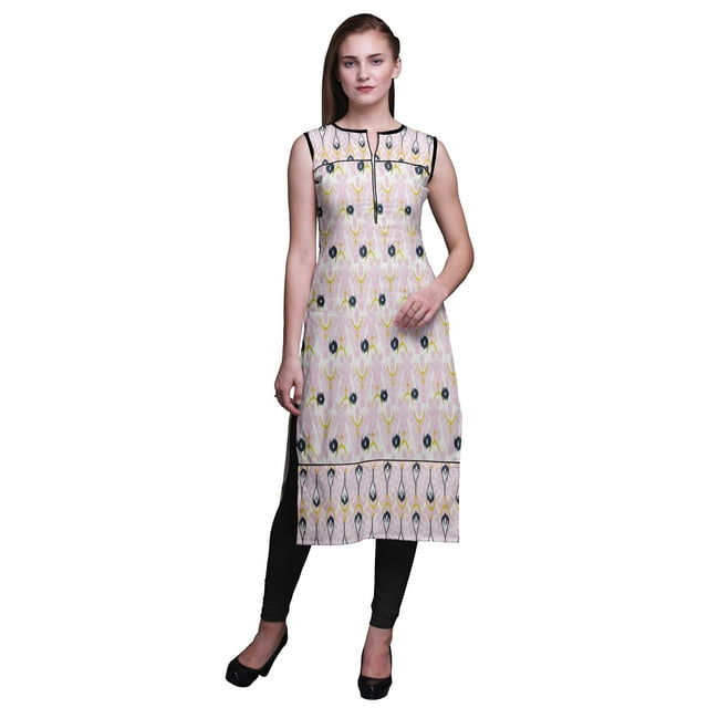 Bimba Robes Tuniques Droites Sans Manches Imprimées pour Femmes Vêtements d'Été X-Small