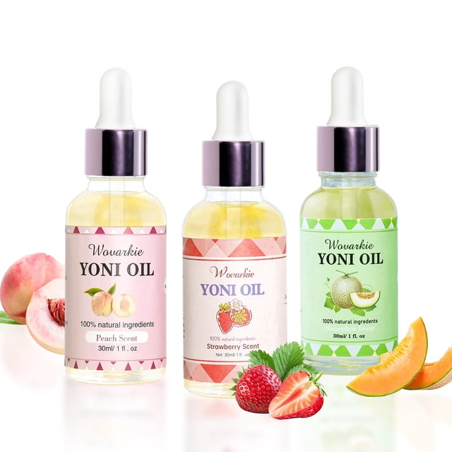 Set de 3 desodorantes femeninos 100% naturales Yoni Oil para mujer