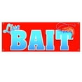 thumbnail image 1 of Live Bait 13 oz Vinyl Banner With Metal Grommets, 1 of 4