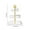 WH, variant on EGNMCR Bracket For Cupcakes 3 Storey With Gold Rim Plastic Stand Tiered Serving Tray Tower Dessert For Tea Party Infant Shower And Wedding Rectangle multilayer fruit platter