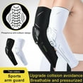 thumbnail image 2 of Pretty Comy Padded Arm Sleeve, Compression Arm Sleeve w/ Elbow Pad for Football, Volleyball, Baseball Protection, Youth & Adult Sizes,  (1 Sleeve), 2 of 11