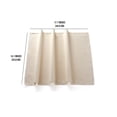 thumbnail image 5 of Orblue Bakers Couche and Proofing Cloth, 100% Cotton Fabric for Bread Dough Baking, Shaping Tool for Baguettes, Loaves, Ciabatta, Bread Couche 17.7 x 14.1 Inches, 5 of 6