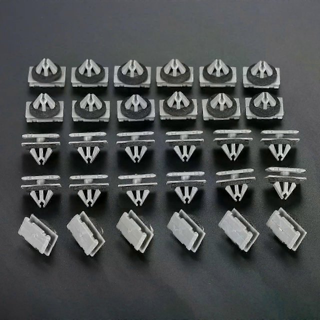 30pcs rocker arm styling clips fender clips compatible with 2014 Jeep Grand Cherokee/Compass/2015 Chrysler 200/Buick/Chevrolet