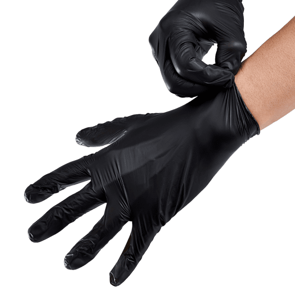 Karat Black Synthetic Vinyl PowderFREE Glove XLarge 1,000 ct