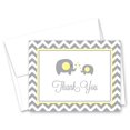 thumbnail image 1 of MyExpression.com 50 Cnt Grey Yellow Chevron Elephant Baby Thank You Cards, 1 of 3