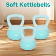 thumbnail image 7 of Leikefitness Soft Kettlebells, Steel Shot Filled Weights for Women and Men, Color Coded Anti Slip Soft Kettlebells, Home Workout, Green, 18LB, 7 of 7