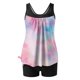 thumbnail image 4 of Traje de baño de dos piezas para mujer, trajes de baño para mujer, traje de baño de dos piezas de moda con estampado y cintura alta para mujer, 4 of 4