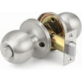 thumbnail image 2 of Door Handles Privacy Door Knobs Interior Door Handles for Bed/Bathrooms Left/Right Handing Door Handle with Lock No Keys, 2 of 7