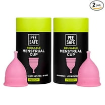 Pee Safe Reusable Menstrual Cup - Pack of 2