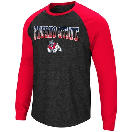 - Mens Fresno State Bulldogs Long Sleeve Raglan Tee Shirt - S