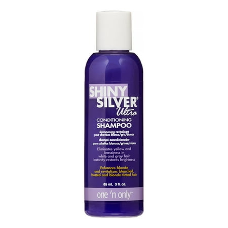 One ‘N Only Shiny Silver Ultra Color Enhancing Shampoo, 3