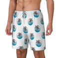 thumbnail image 2 of Balery Turtle Mens Swim Trunks Swim Shorts for Men Quick Dry Inseam Beach Shorts with Compression Liner Pocket-X-Large, 2 of 9