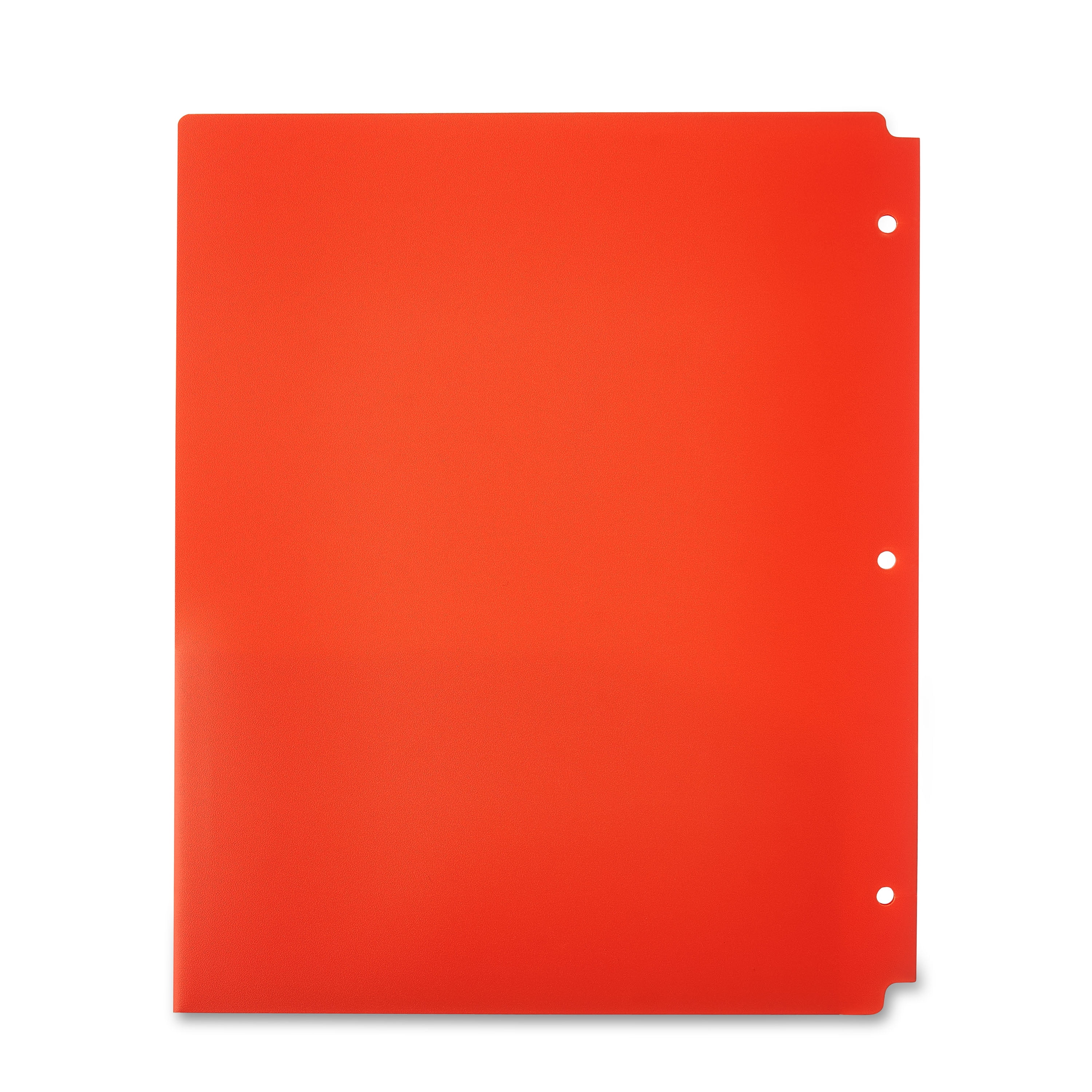 (2 pack) Pen+Gear 2-Pocket Poly Folders, Orange, 9.4" x 11.4", 50 Pack