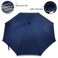 thumbnail image 2 of Parapluie de Golf Surdimensionné 62 Pouces avec Bande Réfléchissante Résistant à la Pluie et au Vent, 2 of 7