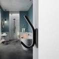 thumbnail image 3 of 6piezas s Inoxidable Sombreros Llavero Porta Rack Negro Gloria Ganchos de pared, 3 of 6